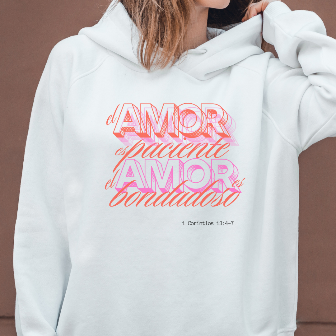 Love is Patient Hooded Sweatshirt