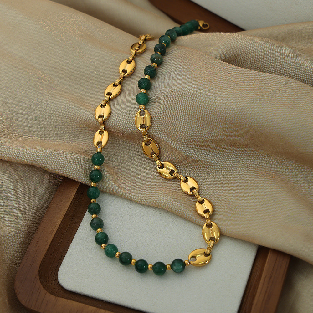 Emerald Grace Chain Necklace