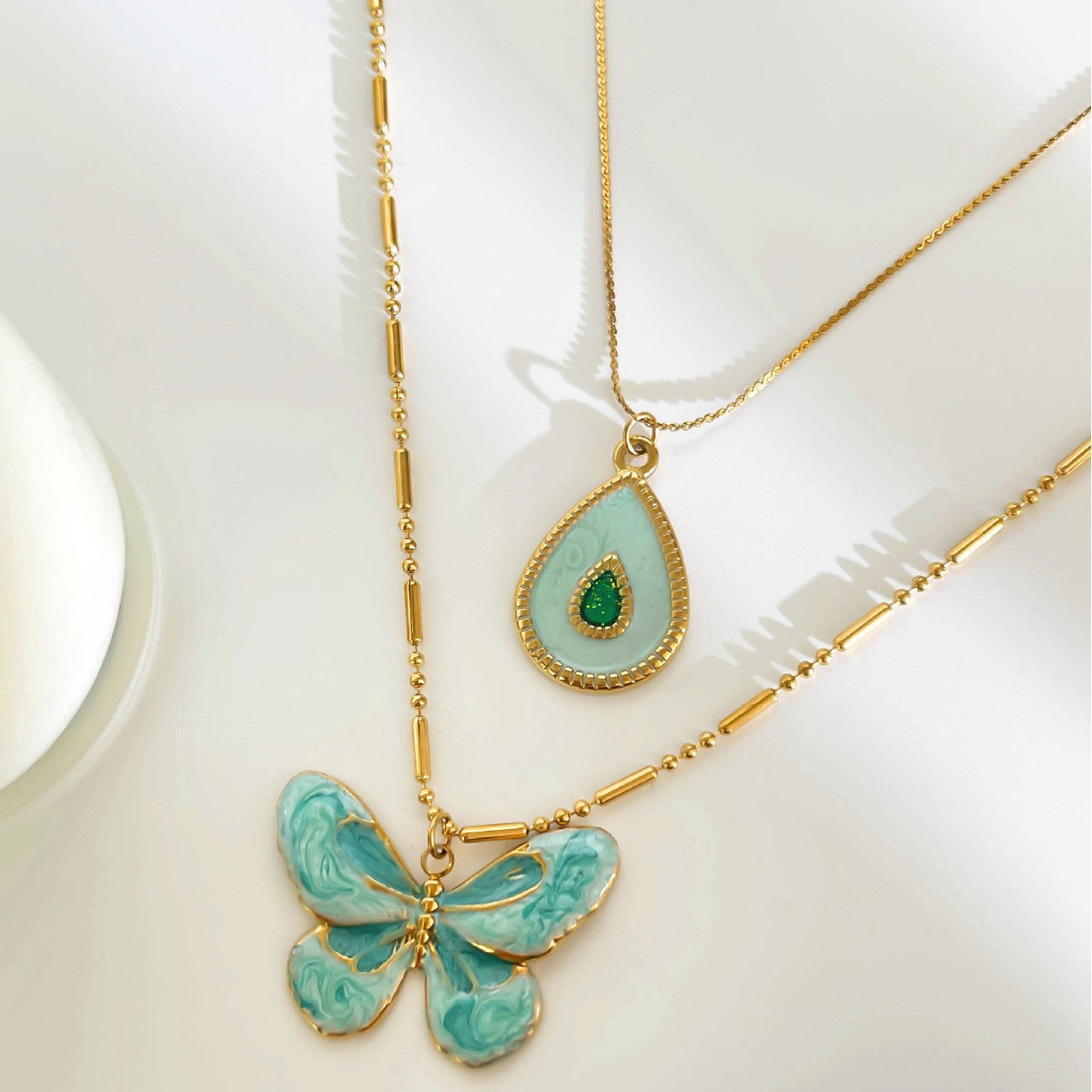 Sara Butterfly Promise Necklaces