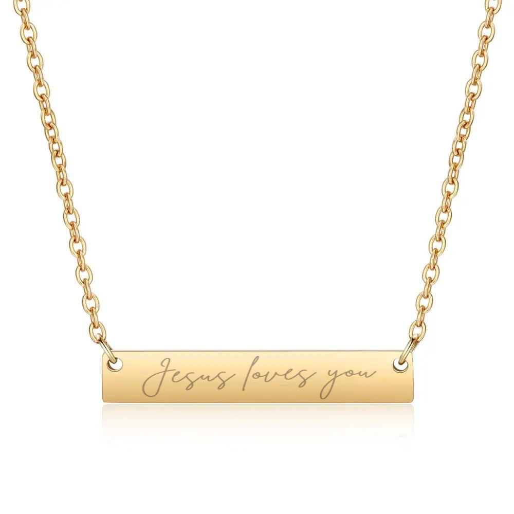 Jesus Loves you Necklace