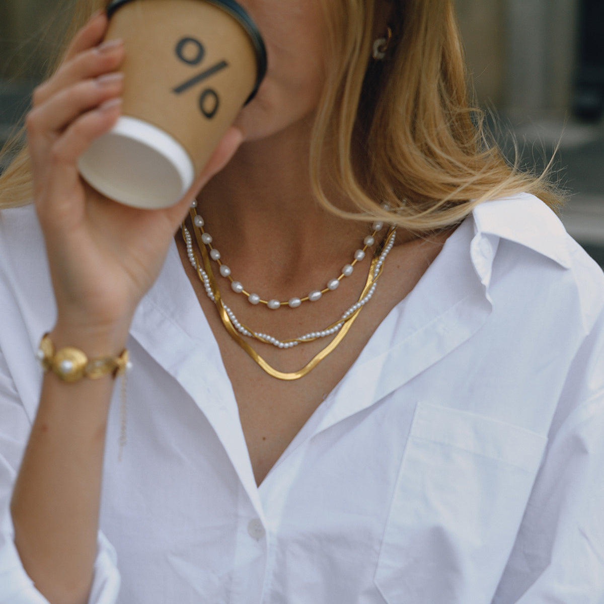 Pearl Harmony Chain Necklace