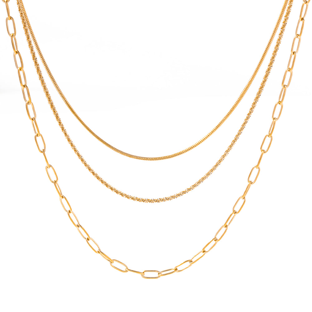 Shalem Layered Chain Necklace Set