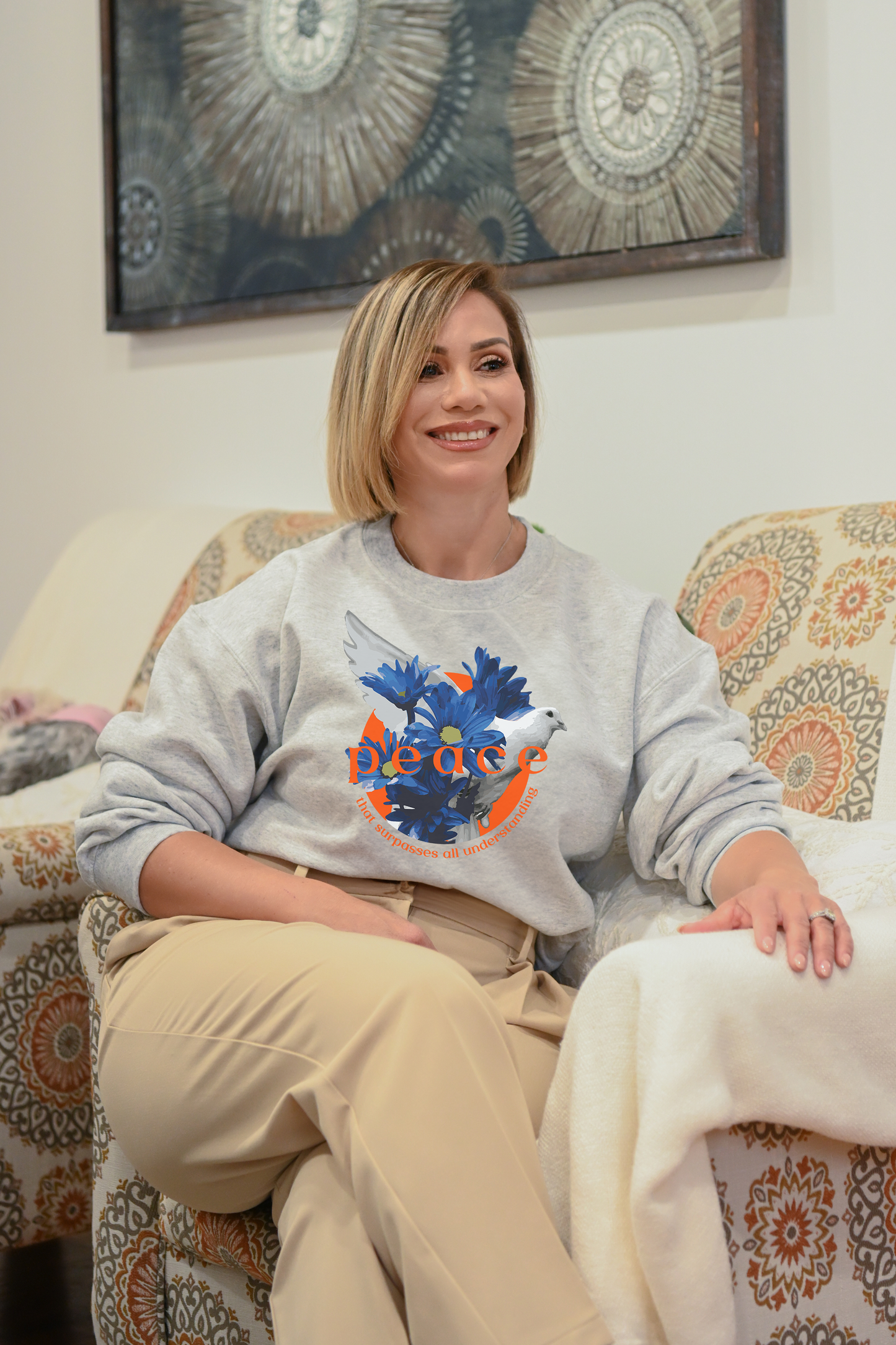 #117 Dove Design Crewneck Sweatshirt