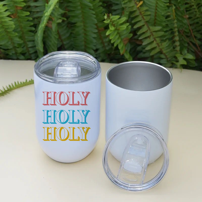 Holy Short White Tumbler