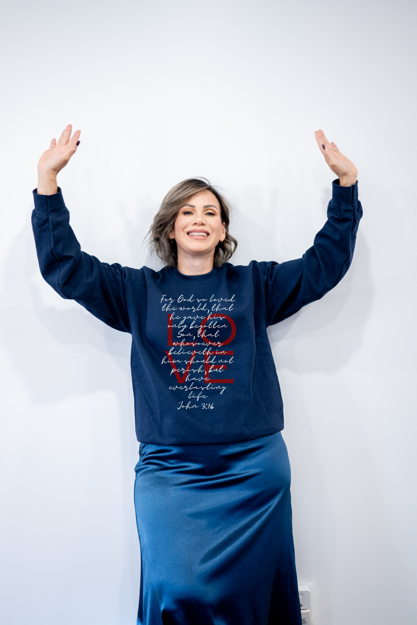Love Blue Sweatshirt