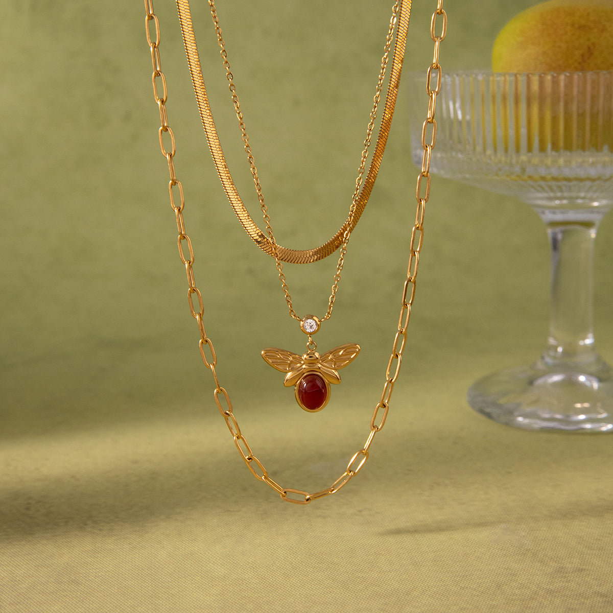 Dvash Bee Layered Necklace