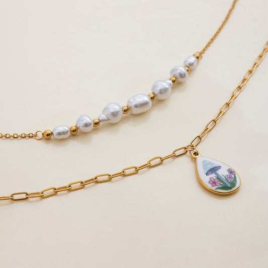 Eden Blossom Layered Necklace