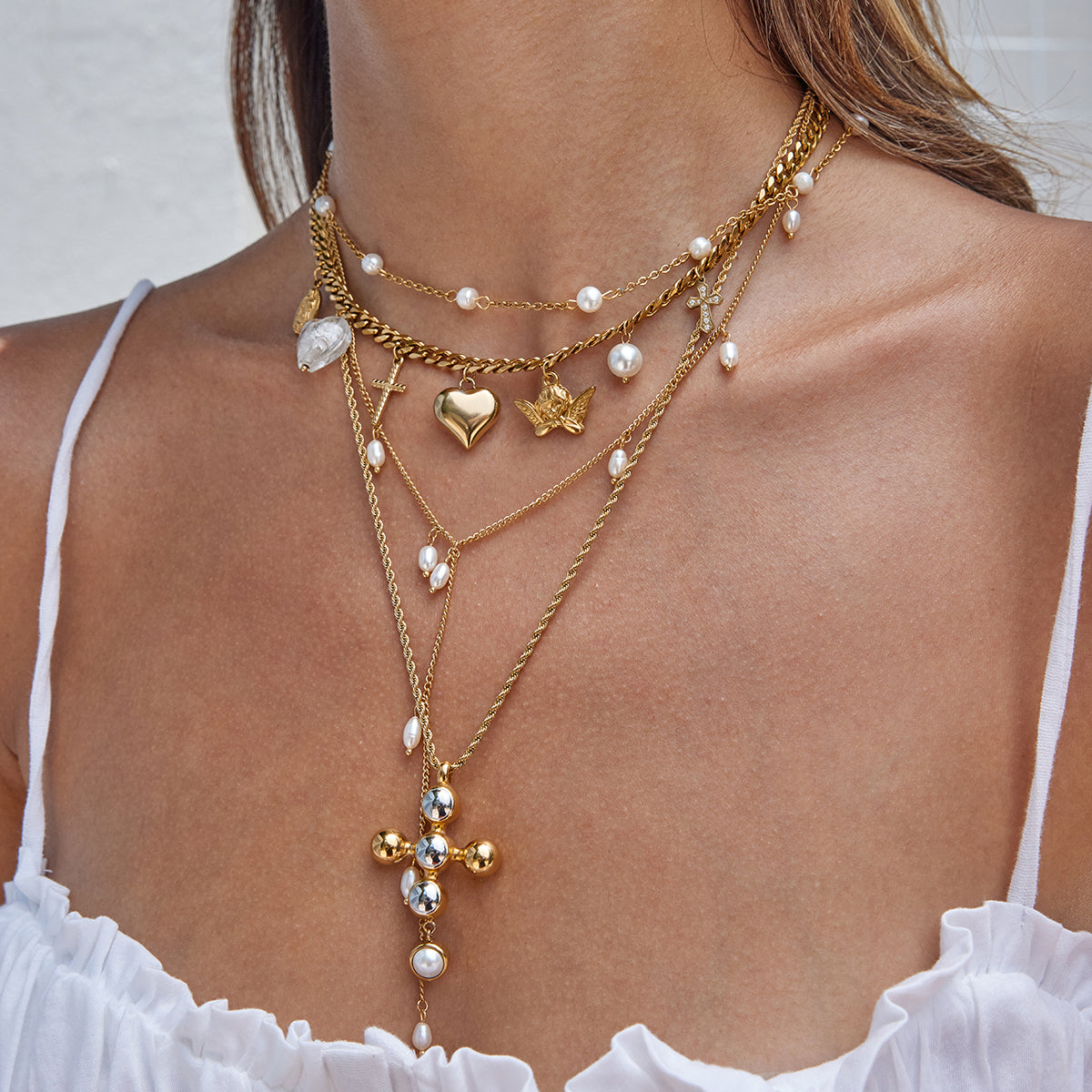 Emunah Charm Necklace