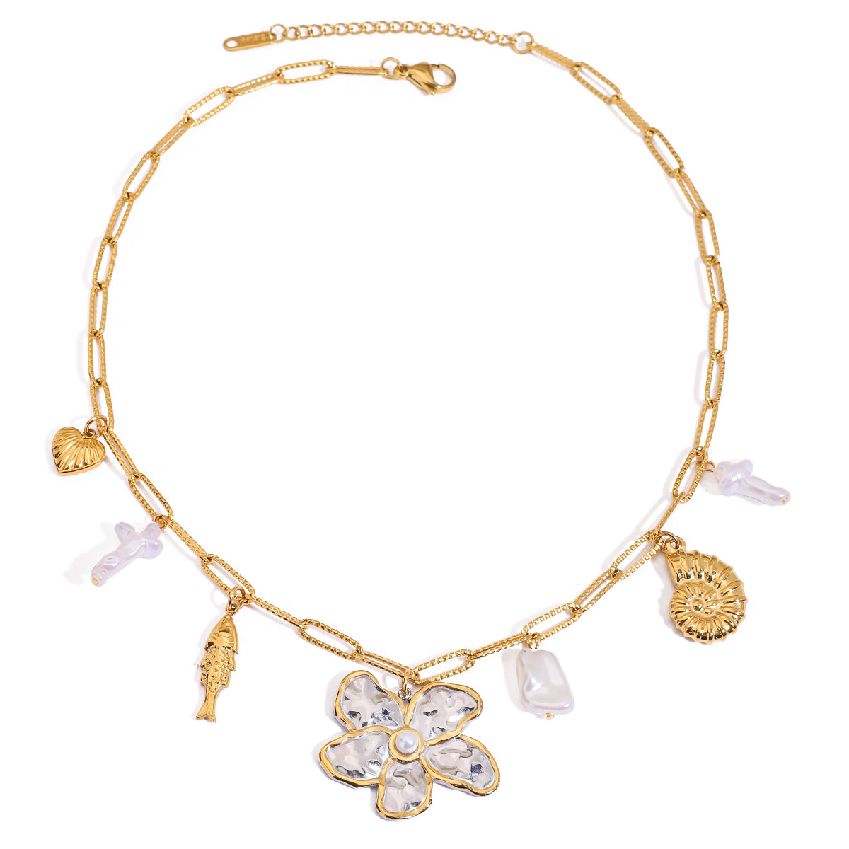 Earth & Ocean Charms Necklace