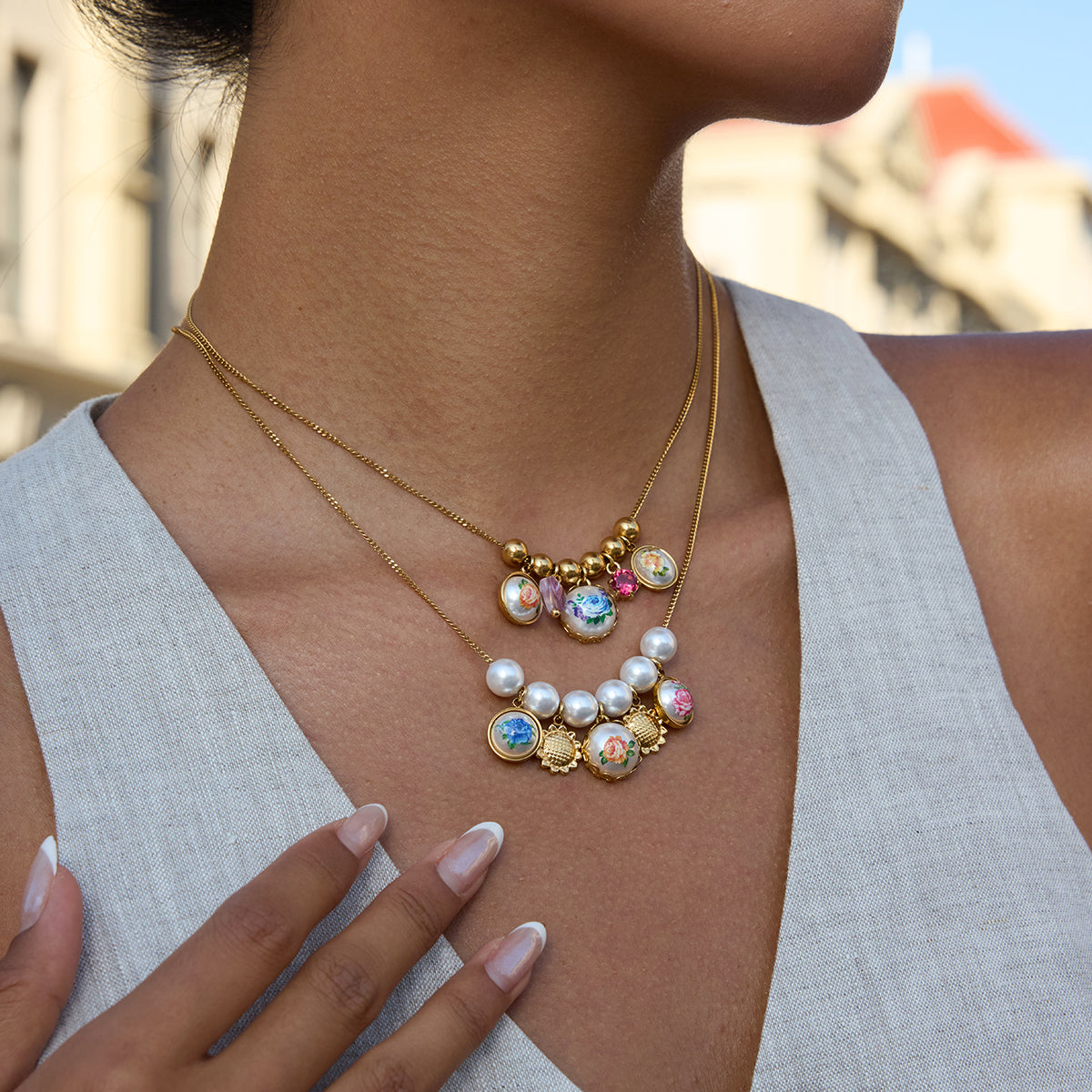 Garden Grace Pearl Necklace