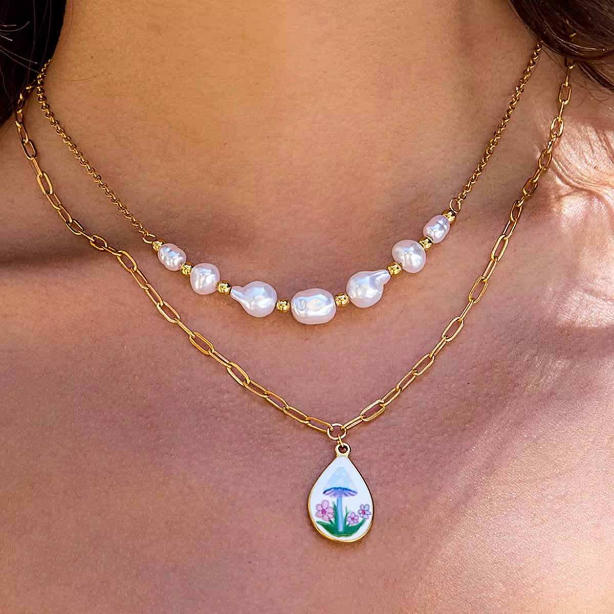 Eden Blossom Layered Necklace