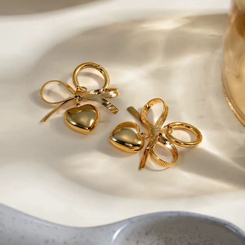 Ahavah Heart Adorn Earrings