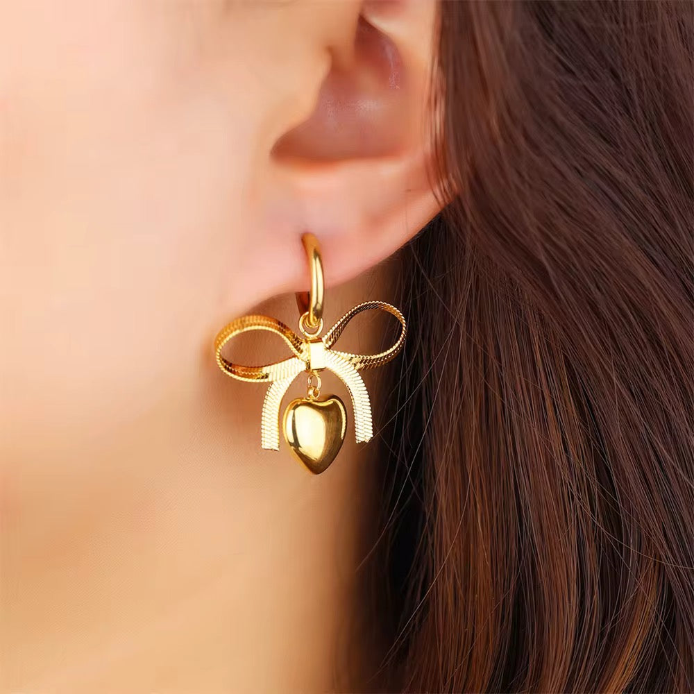 Ahavah Heart Adorn Earrings