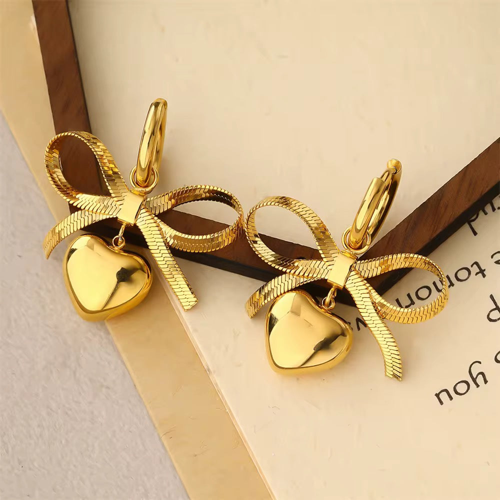 Ahavah Heart Adorn Earrings