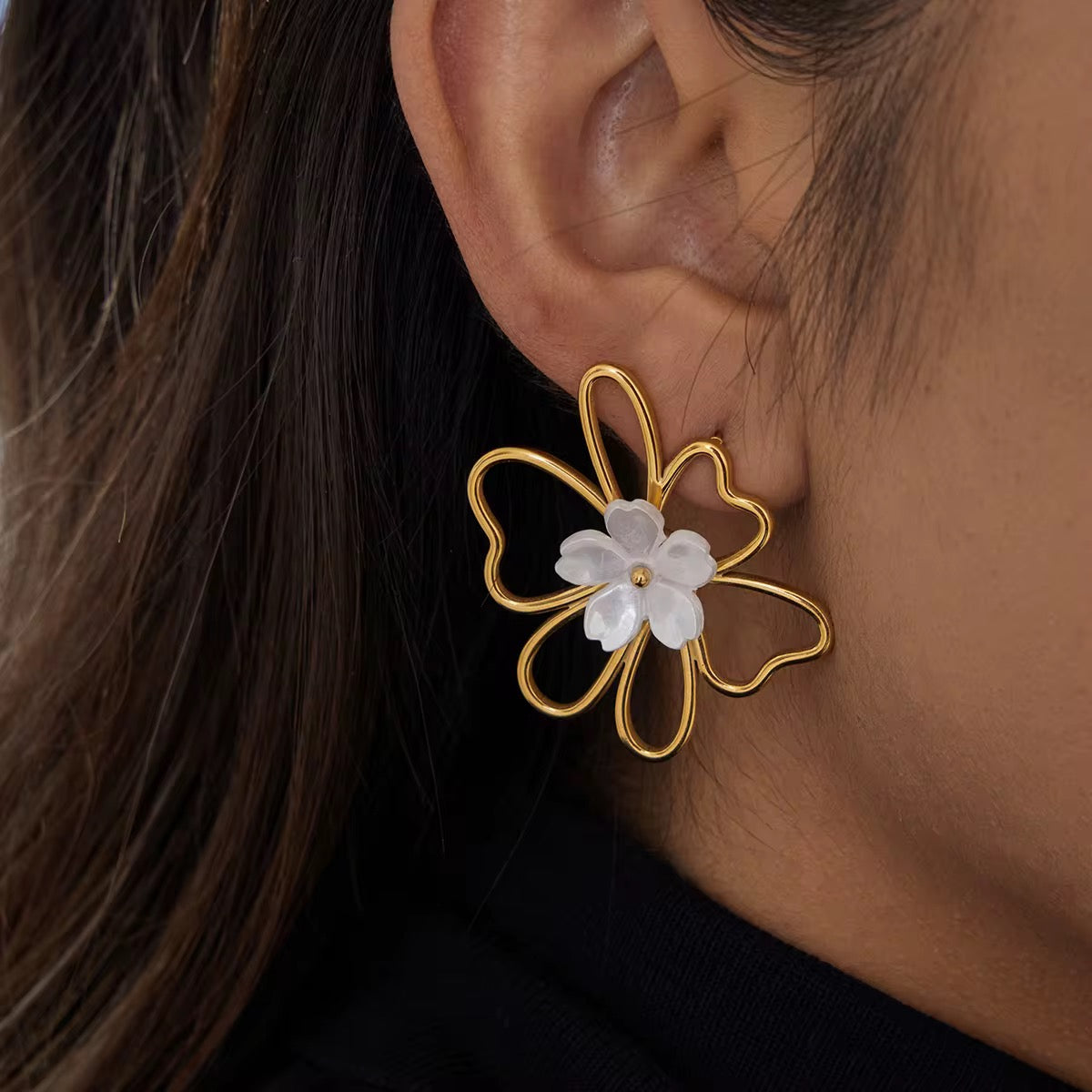The Bloom of Faith Earrings