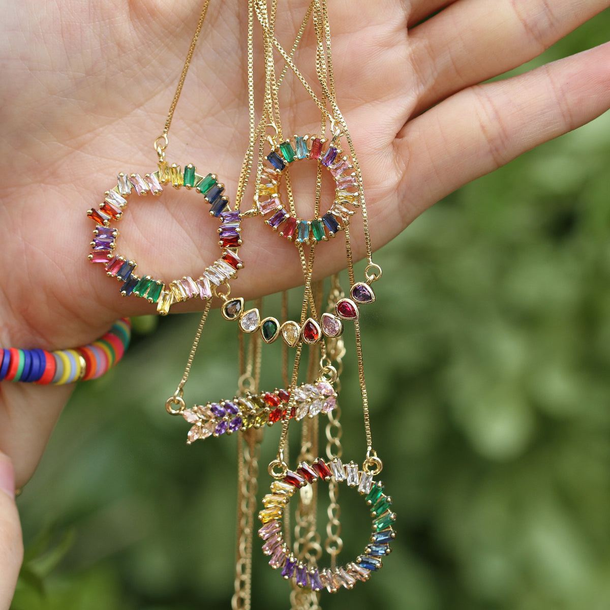 Keshet Light Bar Necklace