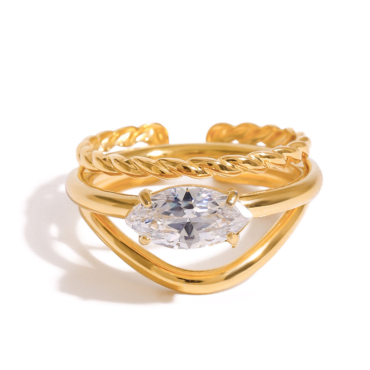 Orli Marquise Ring Set