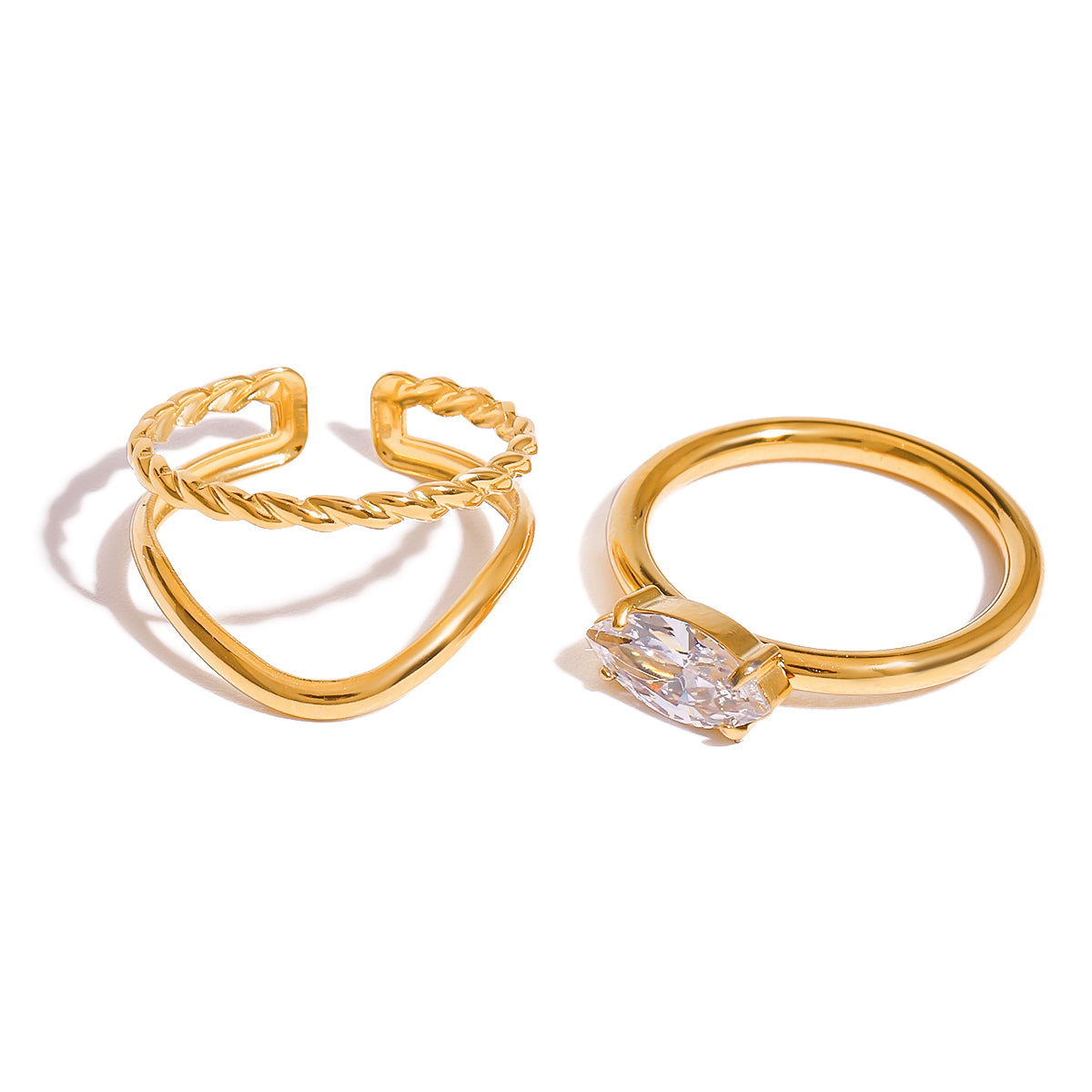 Orli Marquise Ring Set