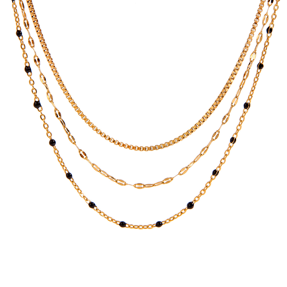 Orna Noir Layered Necklace