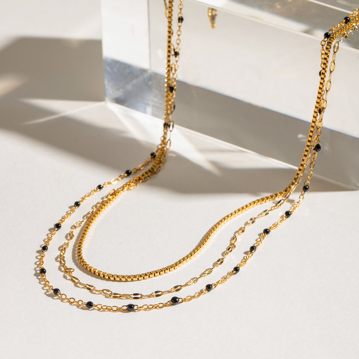Orna Noir Layered Necklace