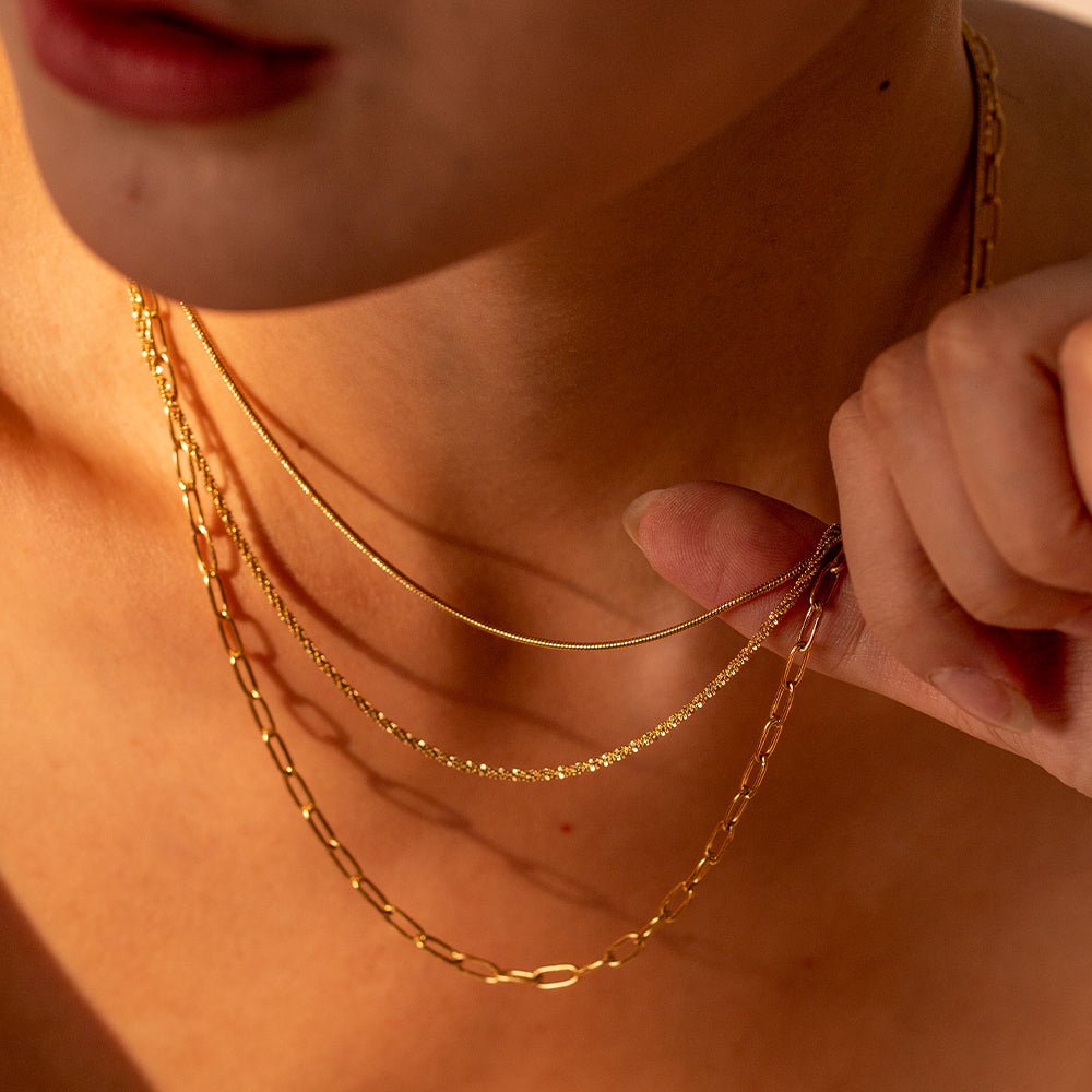 Shalem Layered Chain Necklace Set