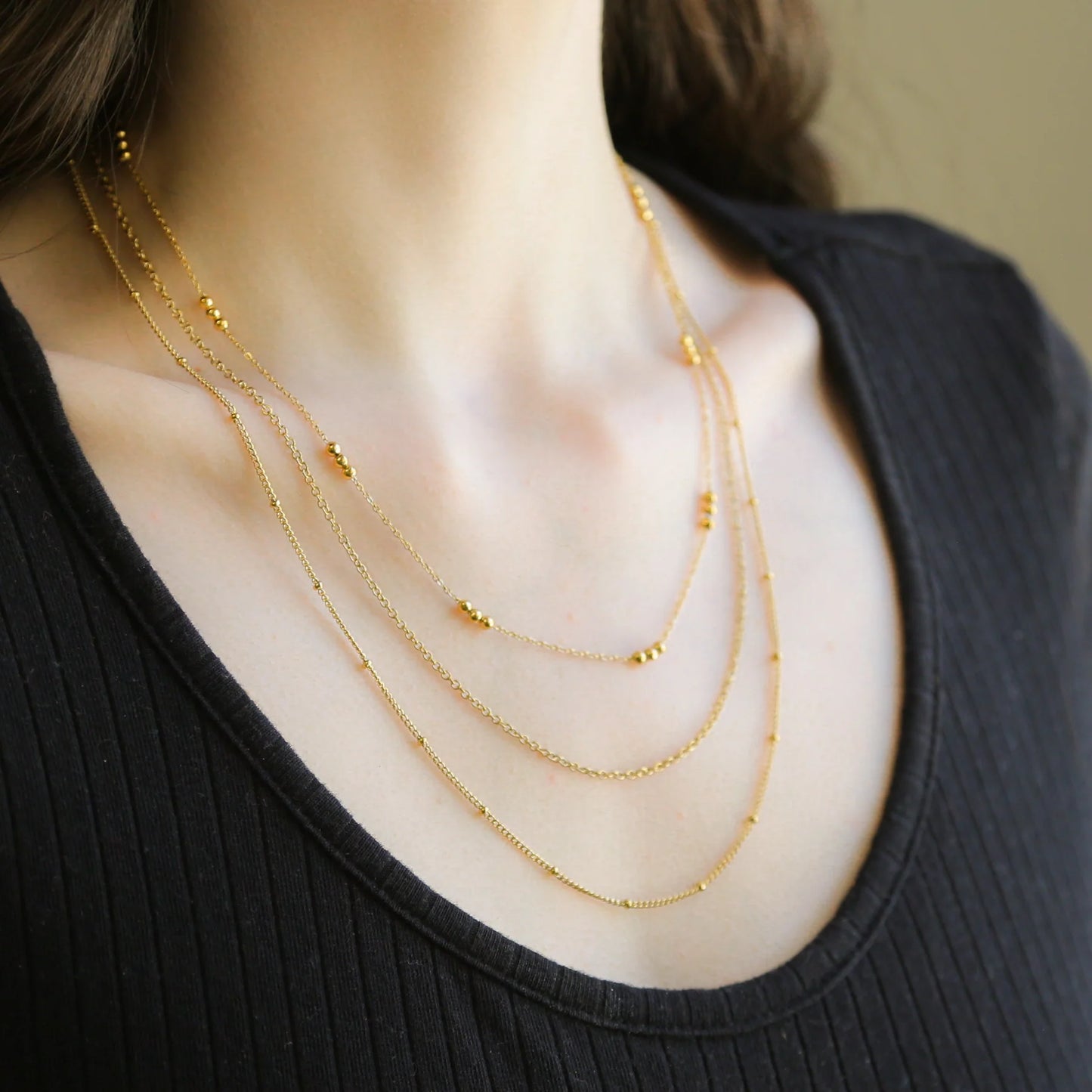 Shalosh Grace Layered Necklace