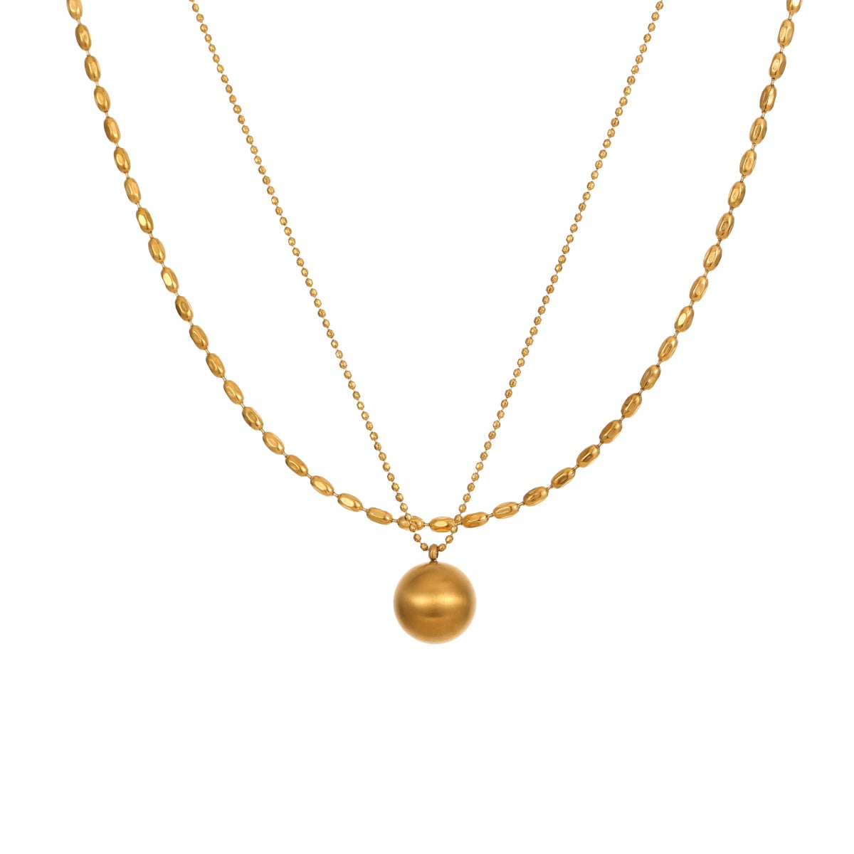 Shemen Drop Layered Necklace