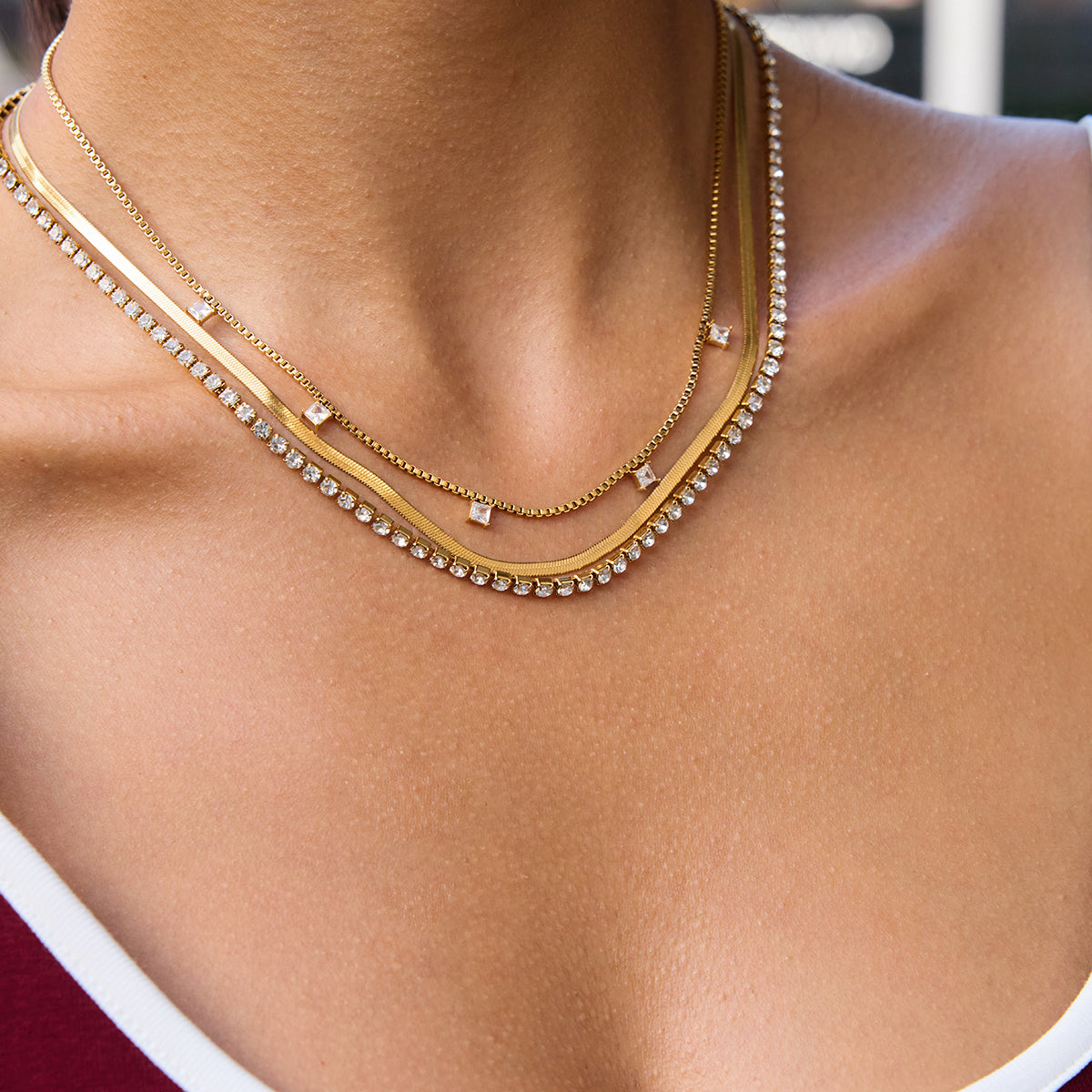 Yakira Or Radiance Layered Necklace
