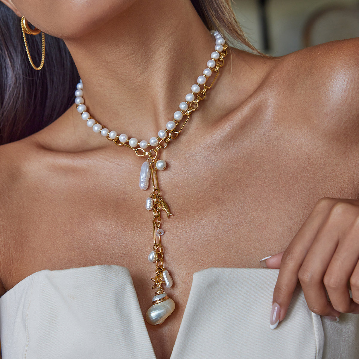 Yam Grace Ocean Necklace