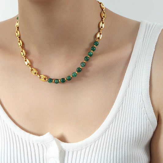Emerald Grace Chain Necklace