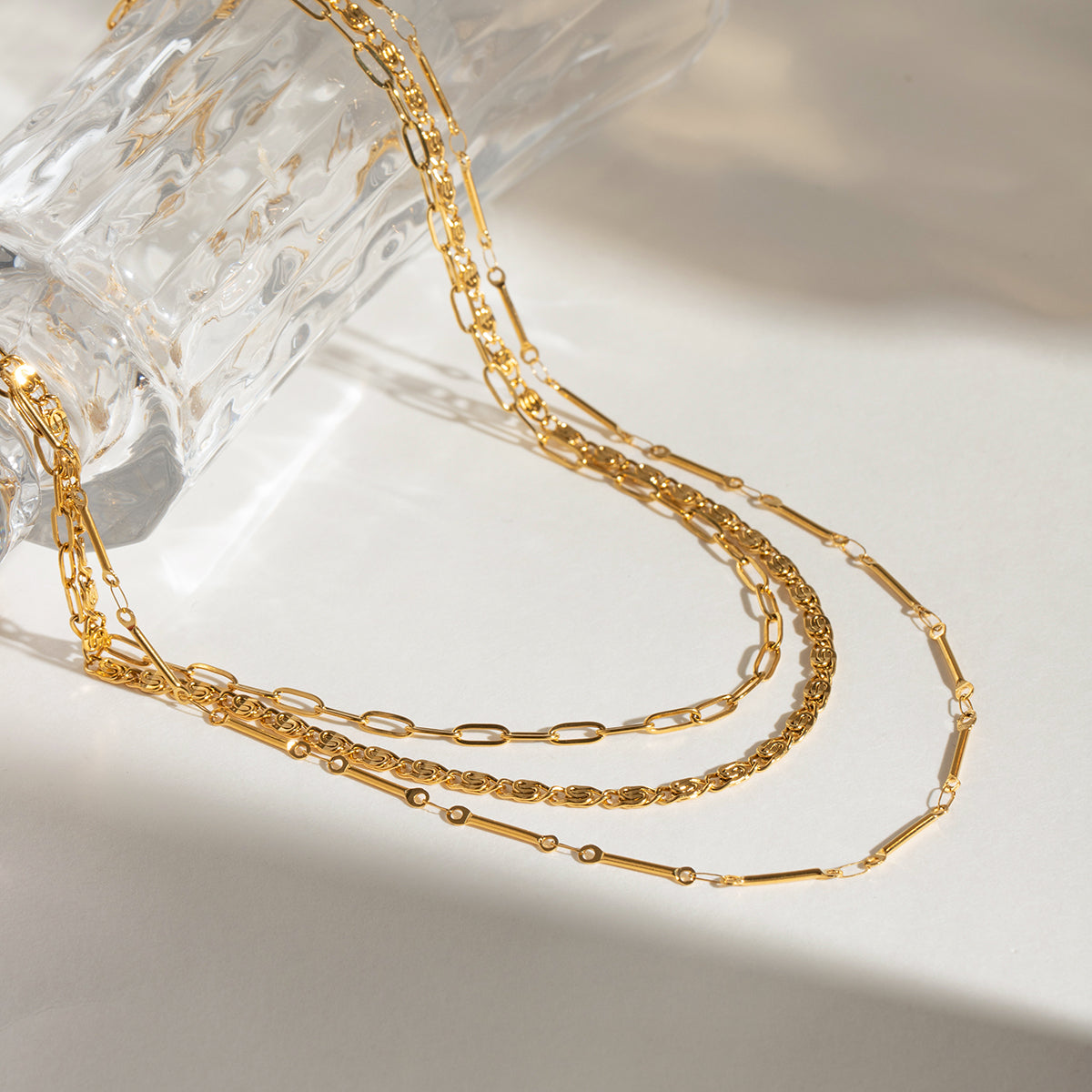 Layers of Light Necklace